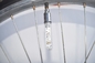 Dwustronny wyświetlacz Odbłyśniki kół rowerowych 5 LED Aluminium